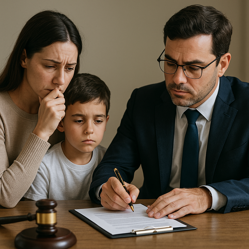 ¿Cómo actúa un abogado cuando hay violencia intrafamiliar frente a los hijos?